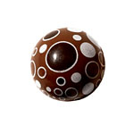 Decorated chocolate domes, Velo.