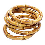 Natural bamboo bangles, M&J Trimming.