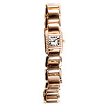 18kt gold watch with diamonds, Cartier.
