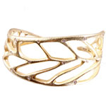 Leaf bracelet of diamonds on 22kt gold, Linda Lee Johnson.