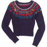 Wool sweater with sequins, Blumarine.