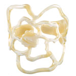 Resin flower cuff, Bellissima.