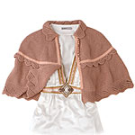 Silk and cashmere capelet, Paul & Joe.