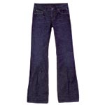 Jeans in Authentic Denim Dark, Prada.