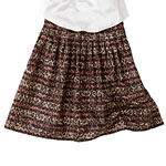 Taffeta skirt, Kay Unger New York.