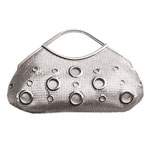 Metal mesh bag with metal grommets, Whiting & Davis.