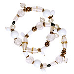 Glass-and-plastic bead bracelets, Another Phase by Karen Roache.