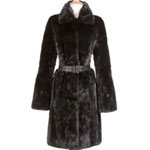 Belted mink coat, Boss Black.
