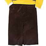 Corduroy skirt, Lacoste.