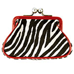 Suede coin purse, Moschino Cheap and Chic.
