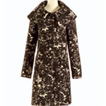 Velvet jacquard princess coat, Newport News.