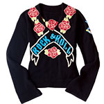 Cashmere rock and roll sweater, Joystick.