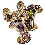 24kt-gold-plated cuffs, Jos.