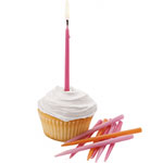 Hand-dipped 4" candles in three different color palettes, Caspari.