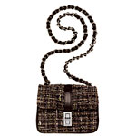 Tweed and lambskin bag, Chanel.