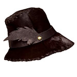 Calf hair fedora, Dsquared.