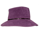 Rabbit-fur velour fedora, Eric Javits.