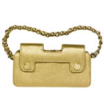 Double-frame leather bag, Isaac Mizrahi for Target.