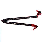 Beaded velvet belt, J. Crew.