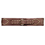 Studded leather belt, Linea Pelle Collection.