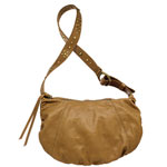 Leather bag with metal-studded straps, Lucky Brand Accessories.