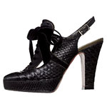 Python slingbacks, Michel Perry.