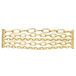 Gold-vermeil bracelet, M+J Savitt.