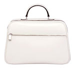 Calf leather boxy bag, Valextra.