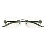Rimless eyeglasses, Christian Dior.
