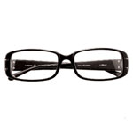 Zyl plastic eyeglasses with crystal accents, Jessica McClintock Eyewear.