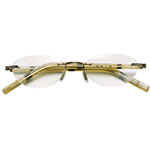 Titanium and acetate eyeglasses, Kata Eyewear.