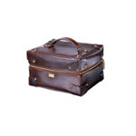 Italian leather train case, Give.