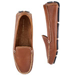 Leather loafers, Banana Republic.