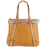 Suede tote, Isaac Mizrahi for Target.