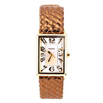 Metallic leather watch, Pedre.