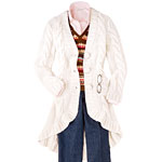 Long angora cardigan, Designers Remix for Fashioncamp.