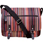 Silk parachute cloth with leather trim, Echo Handbags.