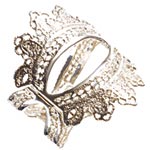Sterling-silver cuff, Saya Hibino.