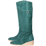 Suede wedge boots, Rafe.