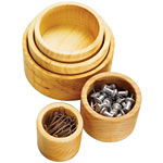 Natural wood nesting bowls, ABC Carpet & Home.