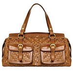 Woven leather bag, Elliott Lucca.