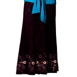 Beaded suede skirt, Lafayette 148 New York.