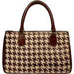 Leather-and-suede bag, Inge Sport.