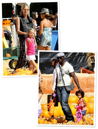 Heidi Klum, Seal, Pumpkin Patch