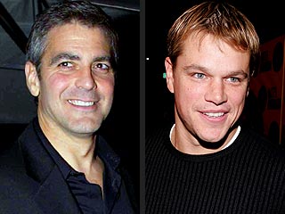 George Clooney & Matt Damon | George Clooney, Matt Damon
