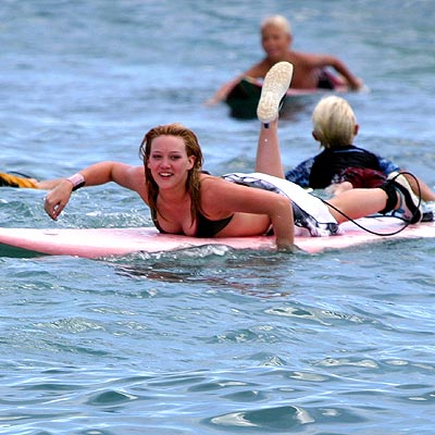 SURF'S UP photo | Hilary Duff
