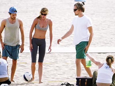 Kicking It photo | Giselle Bundchen, Leonardo DiCaprio