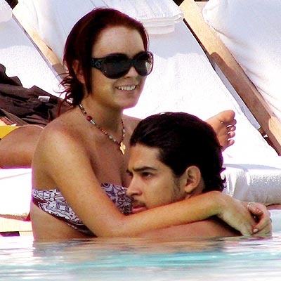 STAYING AFLOAT photo | Lindsay Lohan, Wilmer Valderrama