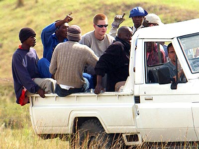 prince harry in africa. Photo SpecialPrince Harry in Africa