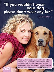 Charlize Theron Fights Fur-Wearing Stars